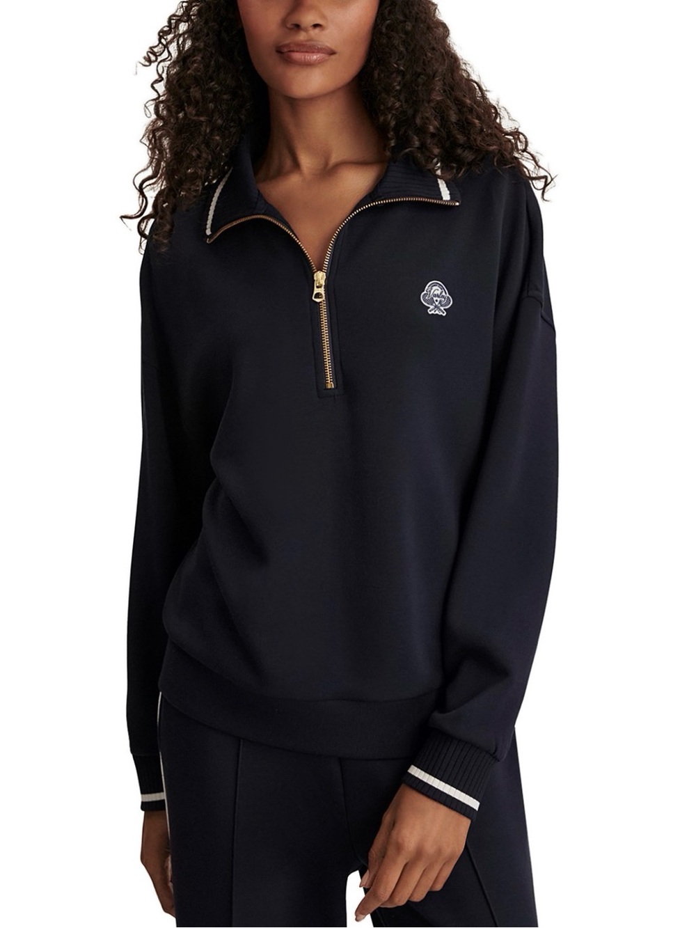 EUC Varley Bertie Half Zip Sweatshirt